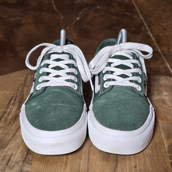 Vans Chukka Low Sidestripe Green Skate Shoes Men’s 6.5 - Picture 2 of 8